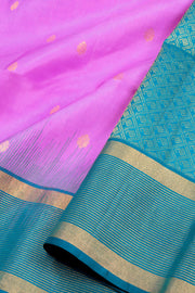 Pinkish Violet Handloom Kanjivaram Soft Silk Saree 10075702