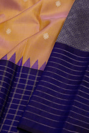 Brown Gadwal Kuttu Silk Saree 10075420