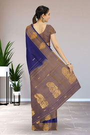 Blue Kanjivaram Pure Silk Saree 10076084