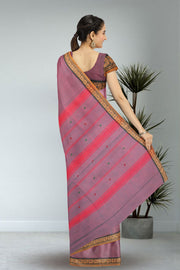 Mauve Handloom Kanchi Cotton Saree 10071822