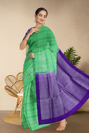 Green Handloom Kanjivaram Soft Silk Saree 10063777