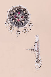 Oxidised Stud Earring 10071307