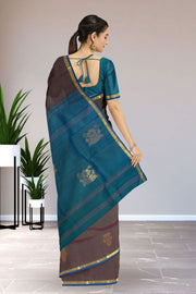 Green Kanjivaram Pure Silk Saree 10076096