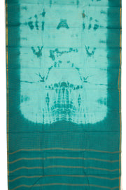 Turquoise Blue Sungudi Cotton Saree 10078019
