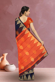 Blue Bengal Handwoven Cotton Saree 10075328