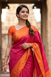 Kanjivaram Pure Zari Jacquard Silk Saree 10033743