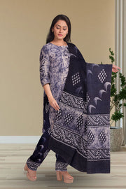 Blue Batik Printed Co-ord Set 10074235