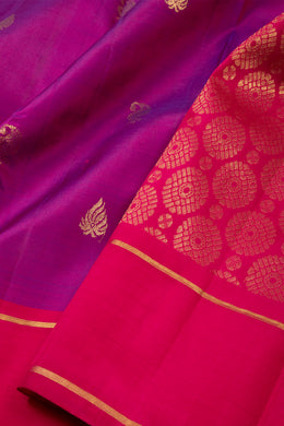  Purple Kanjivaram Pure Silk Saree 10076093
