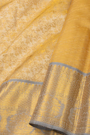 Golden Biege Kanjivaram Pure Silk Saree 10077168