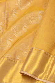 Gold Kanjivaram Pure Silk Saree 10077160