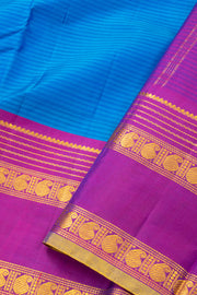 Blue Kanjivaram Pure Silk Saree 10076078