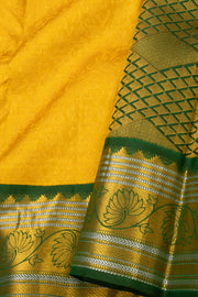 Yellow Kanjivaram Pure Silk Saree 10077164