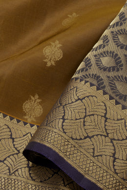 Brown Kanjivaram Pure Silk Saree 10076070