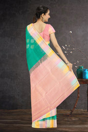 Blue Kanjivaram Pure Silk Saree 10076090