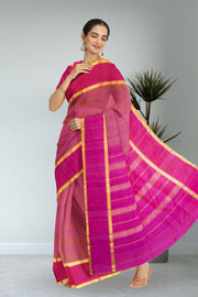 Violet Kanjivaram Pure Silk Saree 10076109