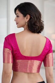 Pink Kanjivaram Soft Silk Blouse 10076982