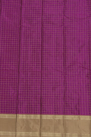 Magneta Vegan Silk Kanjivaram Saree With Checks Design 10077937