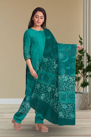 Blue Batik Printed Co-ord Set 10074244