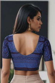 Blue Bagh Printed Cotton Blouse 10074474