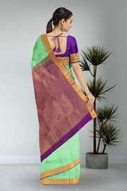 Green Kanjivaram Pure Silk Saree 10076067