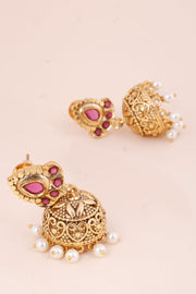 Gold Plated Jhumka Earring