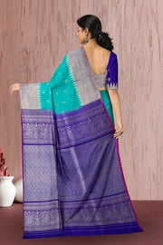 Green Gadwal Kuttu Silk Saree 10075446