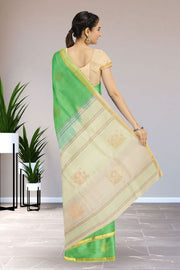 Green Kanjivaram Pure Silk Saree 10076089