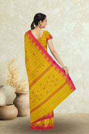 Yellow Handloom Chettinad Cotton Saree 10075126