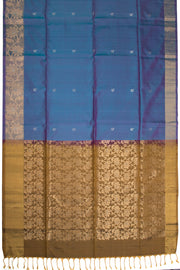 Blue Kanjivaram Soft Silk Saree - Avishya