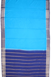 Ocean Blue Mysore Semi Crepe Silk Saree 10077209