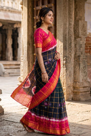 Violet Sungudi Cotton Saree 10078023