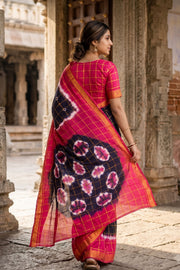 Violet Sungudi Cotton Saree 10078023