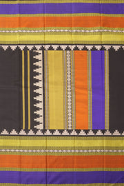 Black Kanjivaram Pure Silk Saree With Temple Mega Border 10077911