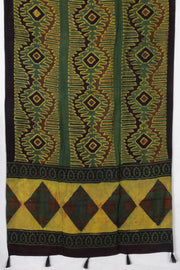 Green Vanaspathi Modal Silk Cotton Stole 10075291