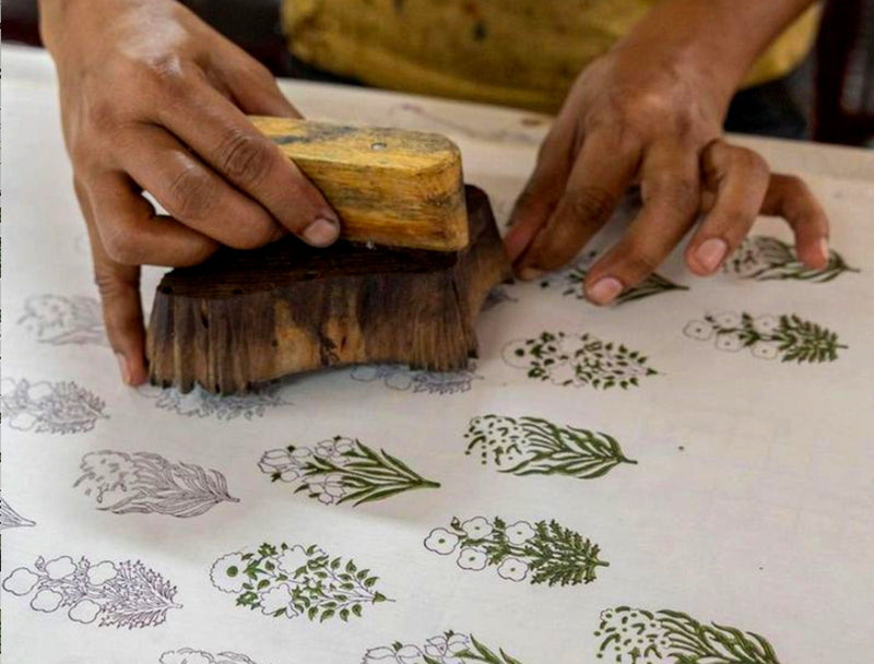 Traditional Dabu artisans at work