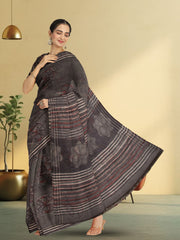 Judge Grey Jahota Print Kota Cotton Saree 10074193