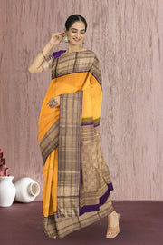 Gold Nakashi Kanjivaram Silk Saree 10075665