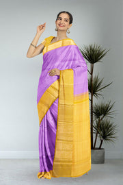 Lavender Kanjivaram Pure Silk Saree 10076124