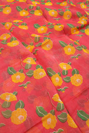 Yellow Chanderi Silk Cotton 2 Piece Salwar Suit Material 10077384