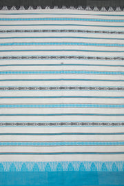 White Handloom Dhaniakhali Cotton Saree 10063796