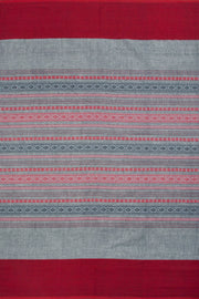 Grey Handloom Dhaniakhali Cotton Saree 10062565