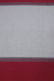 Grey Handloom Dhaniakhali Cotton Saree 10062568