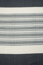 Black & White Handloom Dhaniakhali Cotton Saree 10062592