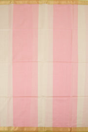Pink and Cream Handloom Maheswari Silk Cotton Saree 10062608