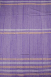 Daisy Bush Purple Handloom Maheswari Silk Cotton Saree 10062626