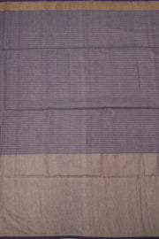 Old Lavender Purple Handloom Maheswari Silk Cotton Saree 10062628