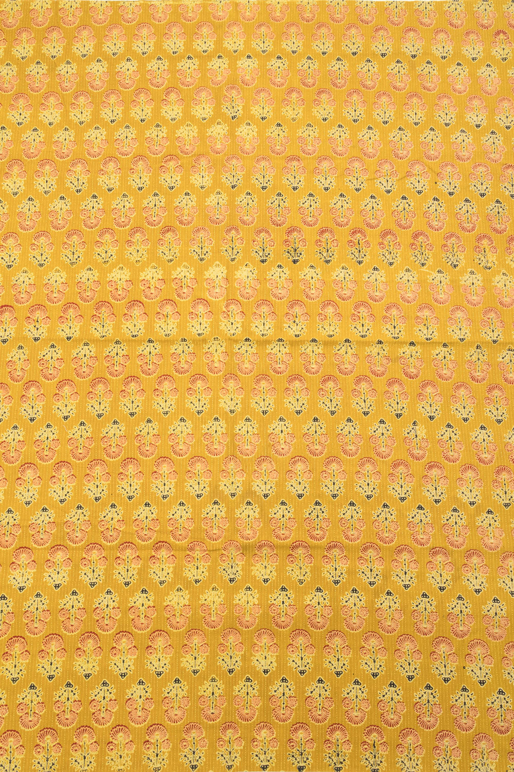 Yellow Barmer Cotton Patchwork 3 Piece Salwar Suit Material 10062965