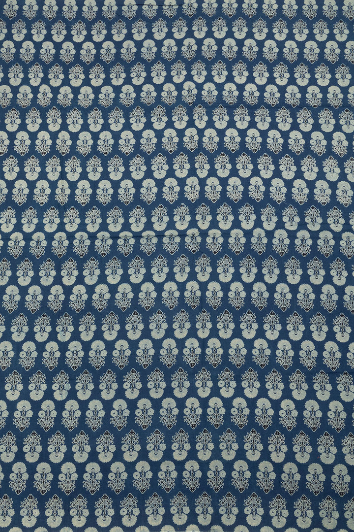 Blue Barmer Cotton Patchwork 3 Piece Salwar Suit Material 10062966