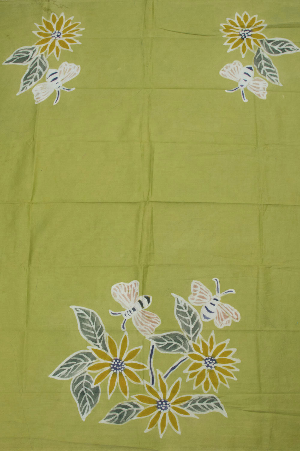 Batik Printed Cotton Blouse Material - 10063006