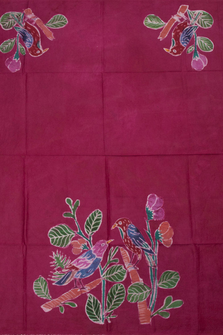 Batik Printed Cotton Blouse Material - 10063011
